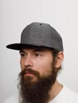 Бейсболка FLEXFIT арт. 6089CH (темно-серый / черный)